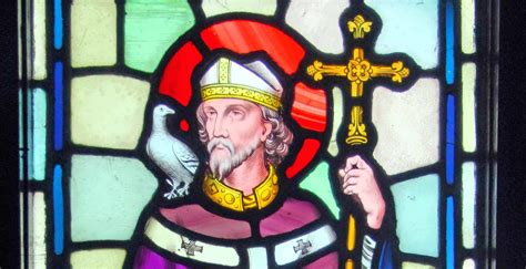 St David, the patron saint of Wales