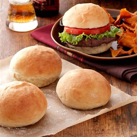 40-Minute Hamburger Buns Recipe | Taste of Home