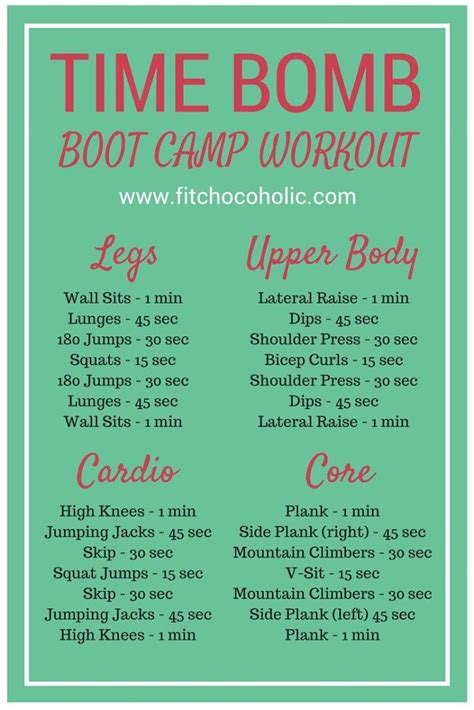 Best 25+ Boot camp workout ideas on Pinterest | Fitness challenges ...