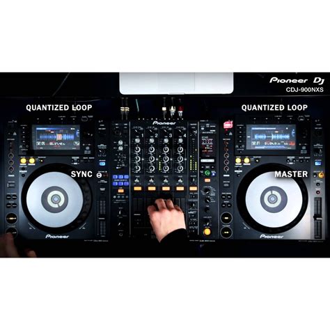 Pioneer DJ • Pioneer DJ CDJ-900NXS Performance DJ Mixer Multi-Player With Disc Drive - Color LCD ...