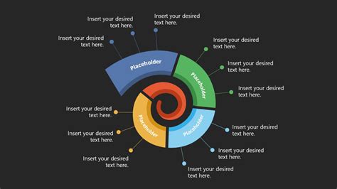 4 Steps Spiral Template PPT - SlideModel