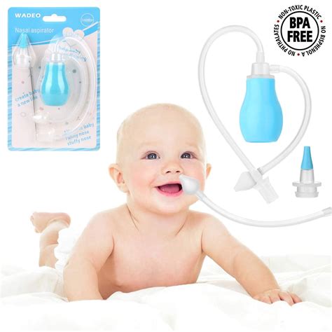 Baby Care Vacuum Suction Nasal Aspirator Convenient Baby Safe Nose Cleaner Vacuum Suction Nasal ...