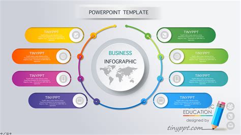 Powerpoint Infographic Presentation Slide Design Tutorial With Free ...