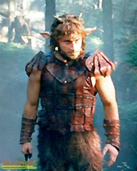 The Chronicles of Narnia: Prince Caspian Faun's screen worn leather armor costume original movie ...