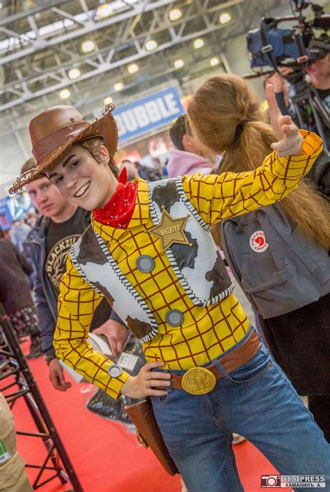 sheriff Woody cosplay by Lena Lewin #comiccon #игромир #cowboy #sheriff_woody #woody_costume # ...