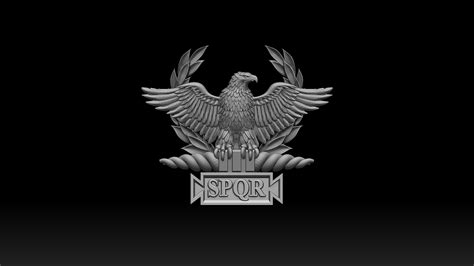 EMBLEM Roman Empire SPQR 3D Model - TurboSquid 2136917