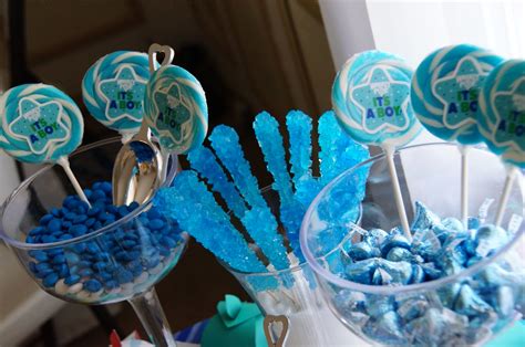 Baby Blue candy bar designed by Tina S. | Candy bar wedding, Blue candy bars, Candy bar