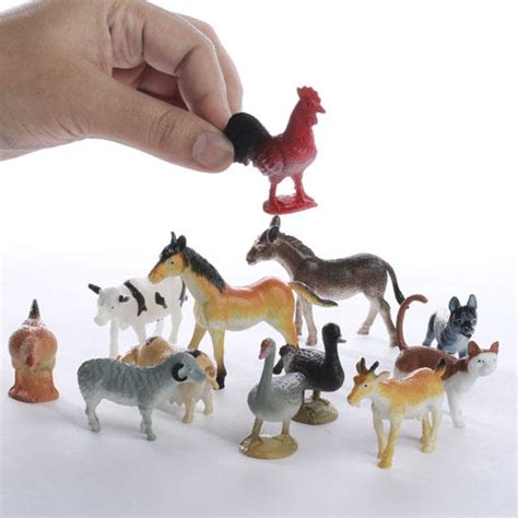 Miniature Farm Animals - Animal Miniatures - Dollhouse Miniatures - Doll Making Supplies - Craft ...