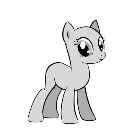 Earth pony base female by animepegasus on DeviantArt