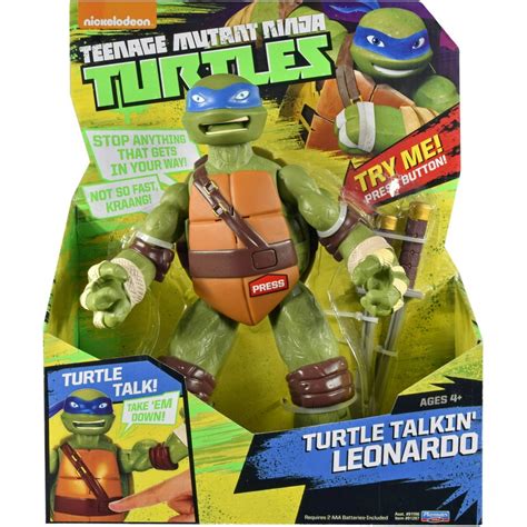 Teenage Mutant Ninja Turtles Giant Talking Leonardo Figure - Walmart.com - Walmart.com