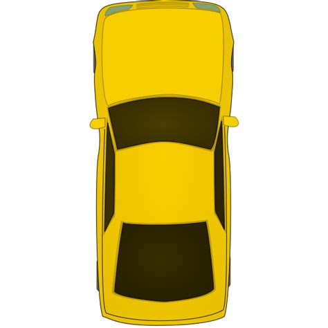 Top view car vector | Free SVG