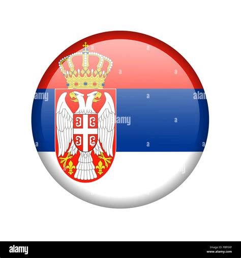 The Serbian flag Stock Photo - Alamy