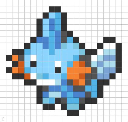 Shiny Mudkip Pixel Art : If you find any inappropriate image content on pngkey.com, please ...