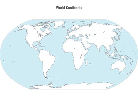 World Continents Map Vector - Download Free Vector Art, Stock Graphics & Images