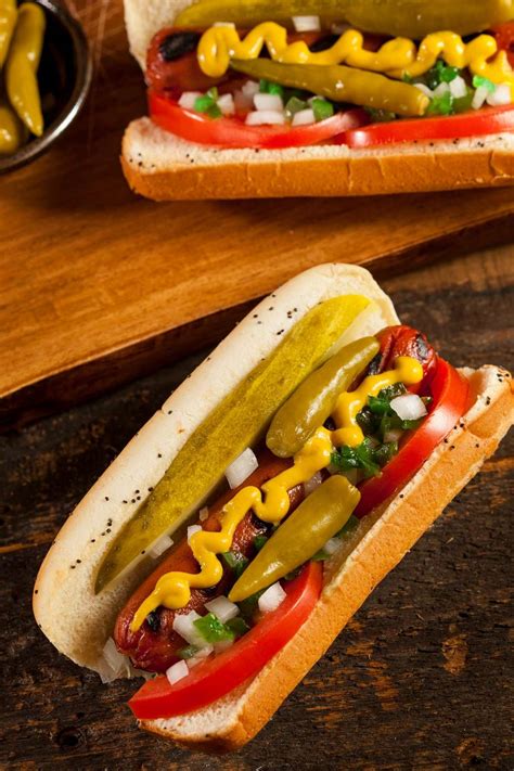 Best Chicago Style Hot Dog Recipe - IzzyCooking