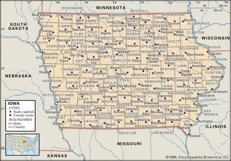 State And County Maps Of Iowa for Printable Iowa Road Map | Printable Maps