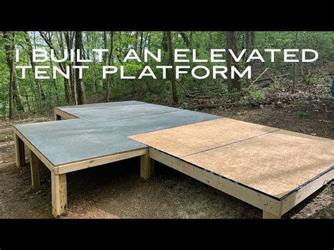 How to build a raised tent platform – Builders Villa