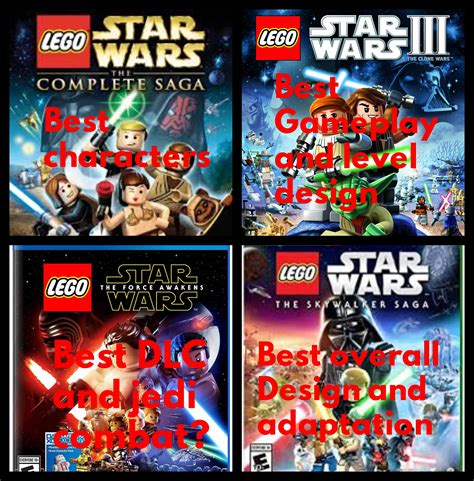 Every Lego Star Wars Game is Best At Something : r/legogaming