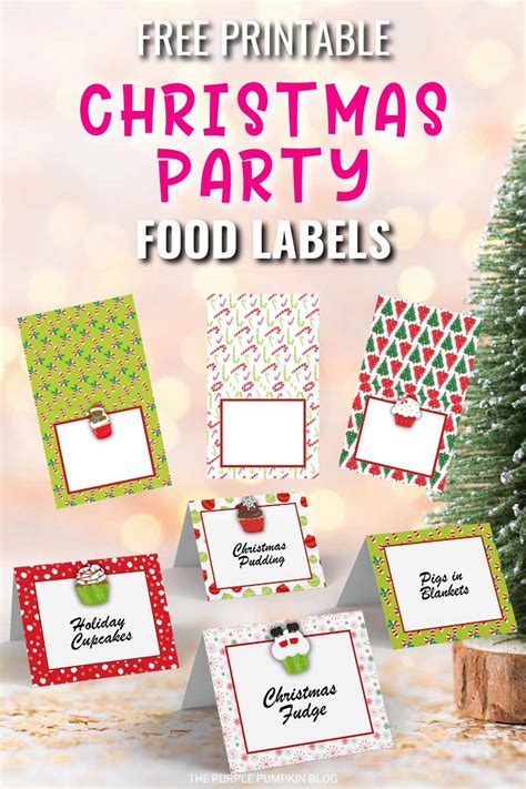 45 free printable food labels for buffet