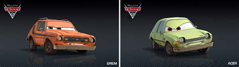 Pixar Corner: Cars 2 Character Profiles: Grem and Acer