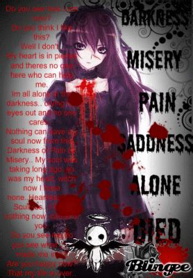 Emo Anime Girl Picture #130358779 | Blingee.com