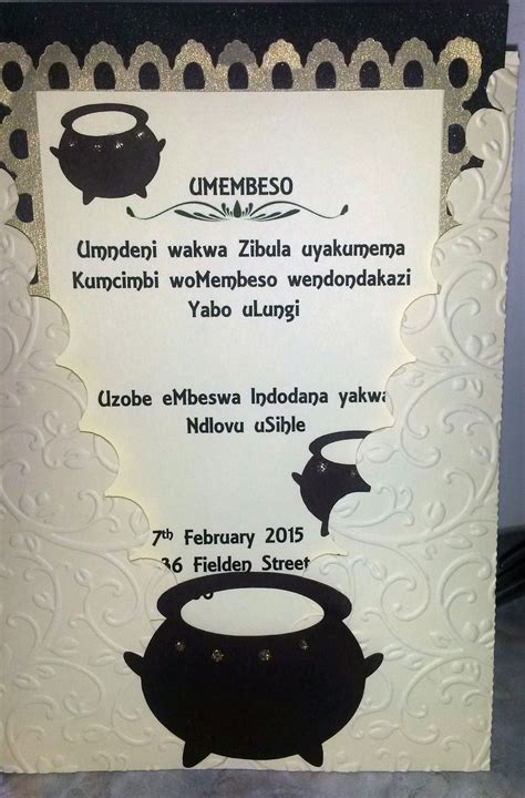 +17 Xhosa Traditional Wedding Invitation Cards 2022 – Nisurance