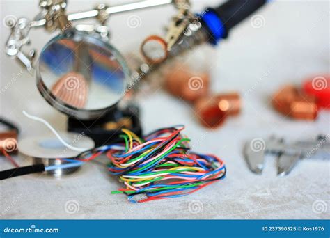 Soldering Iron and Soldering Accessories Stock Image - Image of firearm ...