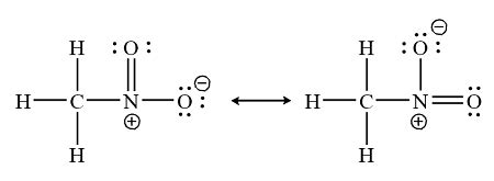 Nitromethane Resonance Structures