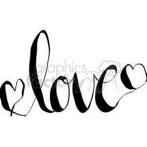 love calligraphy lettering clipart #398168 at Graphics Factory.