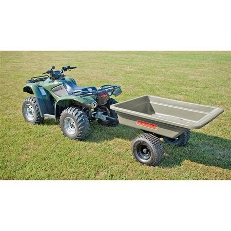 Swisher 16 Cubic Feet ATV Poly Dump Cart - 118466, Towing & Trailers at Sportsman's Guide