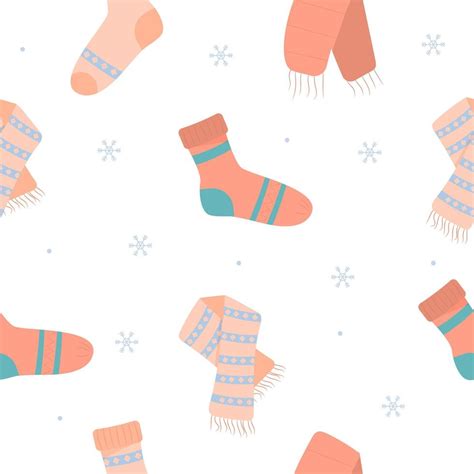 Winter socks seamless pattern. Warm socks. Winter accessories 4666085 Vector Art at Vecteezy