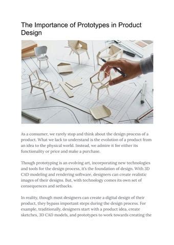 The Importance of Prototypes in Product Design by Prototype Design - Issuu