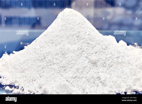 Pile of white powder similar to cocaine drug Stock Photo - Alamy