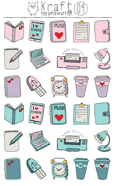 Printable Bullet Journal Stickers - Printable Templates