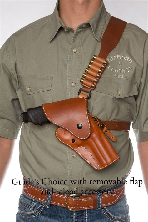 Guides Choice™ Leather Chest Holster, the ULTIMATE outdoor gun holster | Diamond D Custom ...