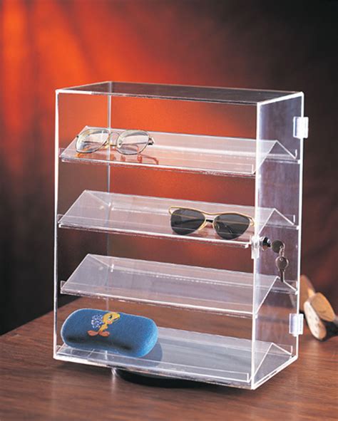 4 Removable slanted shelf acrylic case - 888 Display USA, Inc.