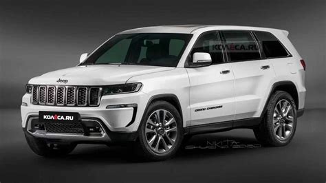 2021 Jeep Grand Cherokee Rendered Showing Sharper Styling