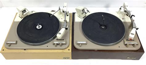 Lot - (2) Vintage Garrard Type A Turntables