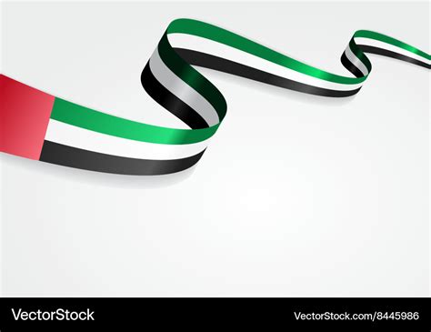 United arab emirates flag background Royalty Free Vector