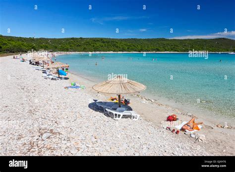 Sakarun beach, Dugi otok Stock Photo - Alamy