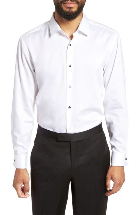 BOSS Jasper Slim Fit Tuxedo Shirt | Nordstrom