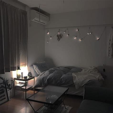 Cute Korean Dark Grunge Aesthetic Bedroom Black Room Aesthetic – TRENDECORS