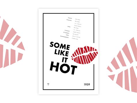 Some Like It Hot - Movie Poster by Radijs Ontwerp on Dribbble