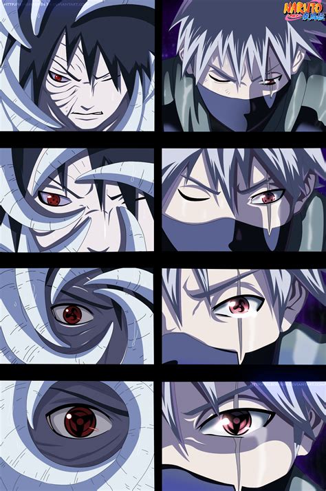 Cara Gambar Kakashi Dan Obito Mangekyou - IMAGESEE