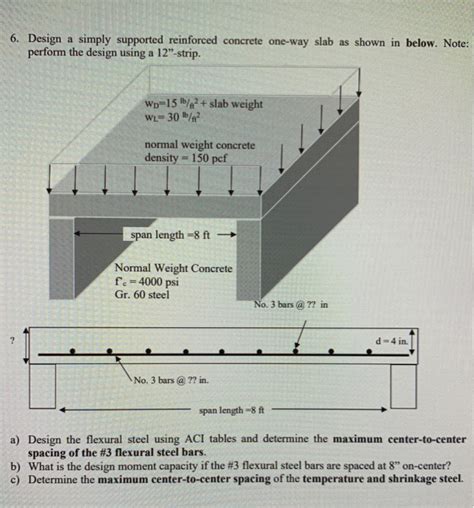 Solved 6. Design a simply supported reinforced concrete | Chegg.com