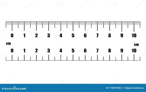 Ruler Cm. Measuring Tool. Ruler Graduation. Ruler Grid 10 Cm. Size Indicator Units. Metric ...