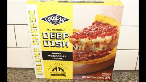 Gino’s East of Chicago: Deluxe Cheese Deep Dish Pizza Review - YouTube