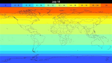 Day Length During The Year (Hours) - YouTube