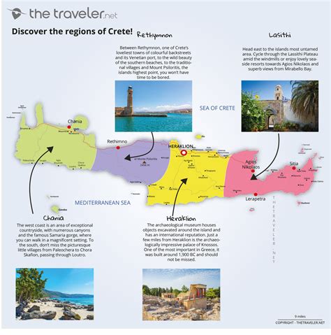 Places to visit Crete: tourist maps and must-see attractions