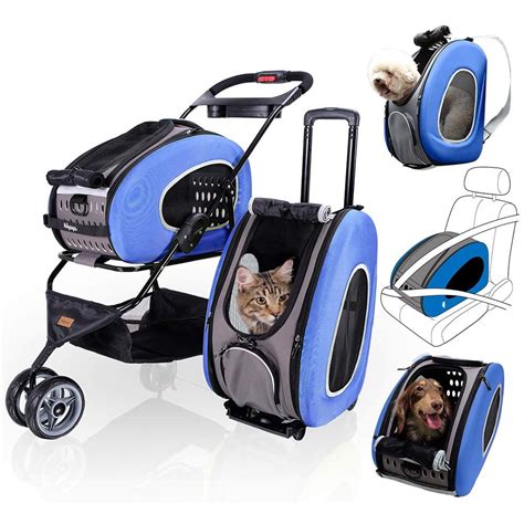 ibiyaya - Compact 5-in-1 Convertible and Foldable Small Pet Carrier and ...